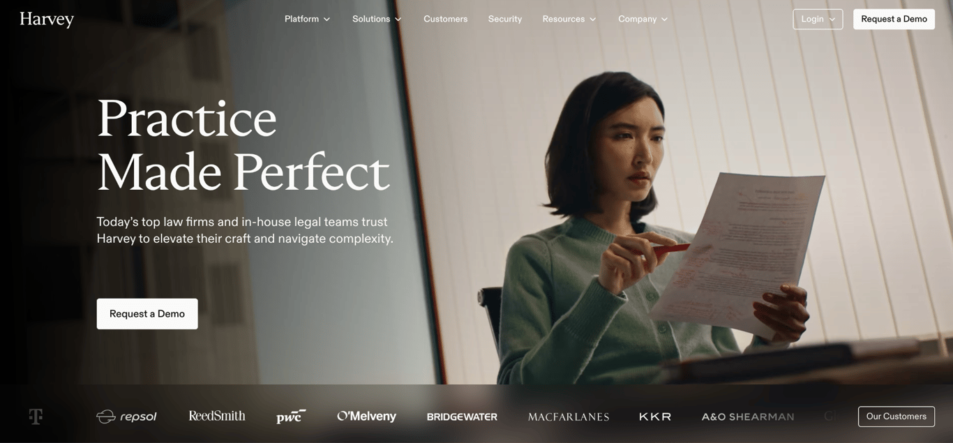 Harvey home page