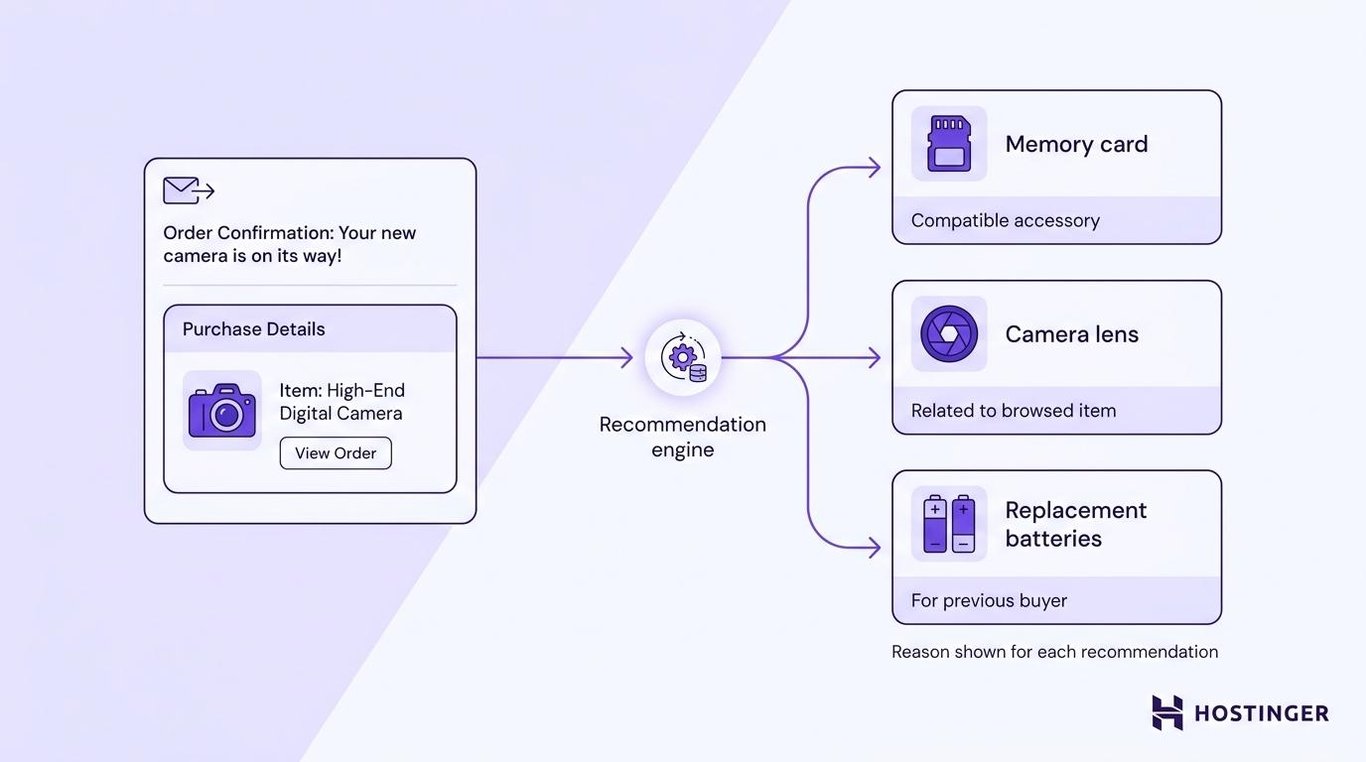 Product recommendations - Personalized email marketing tactics