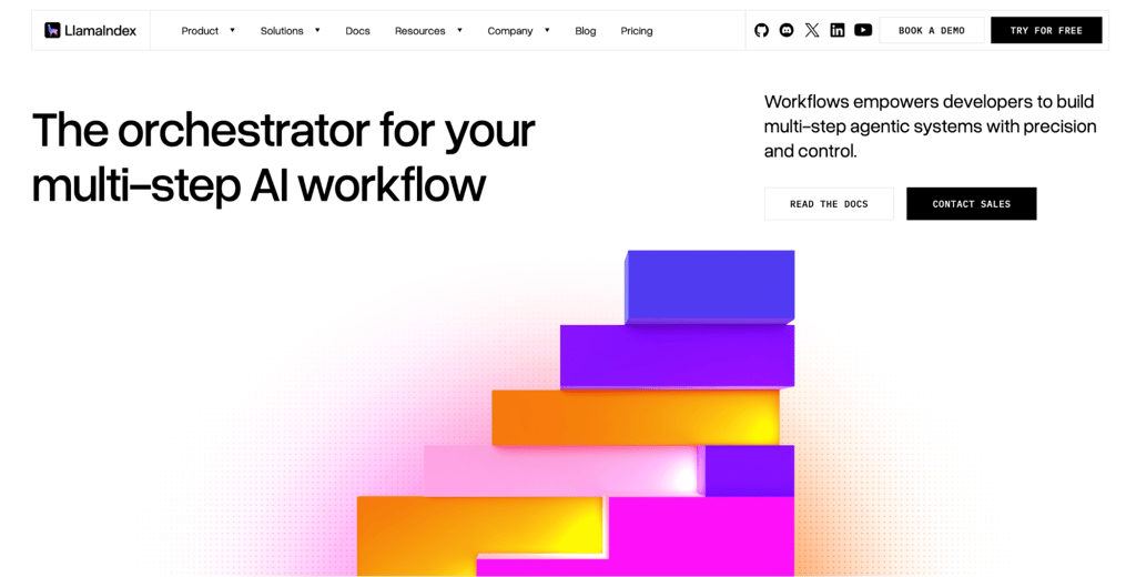 LlamaIndex homepage