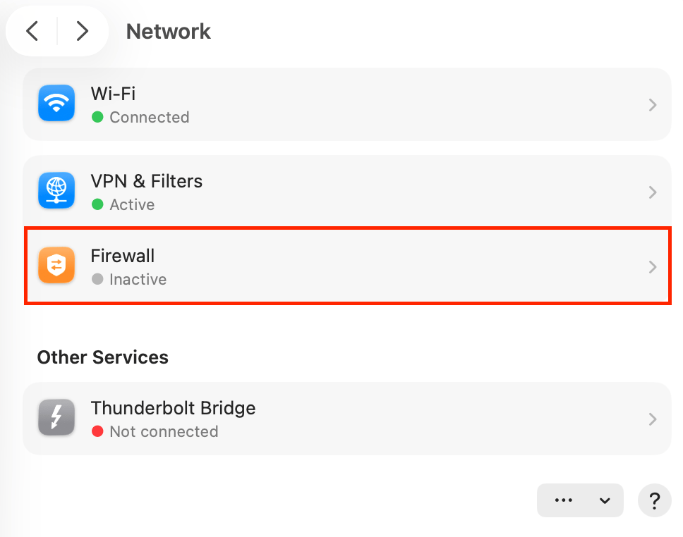 macos-network-settings-firewall-highlighted macOS Network settings showing the Firewall option