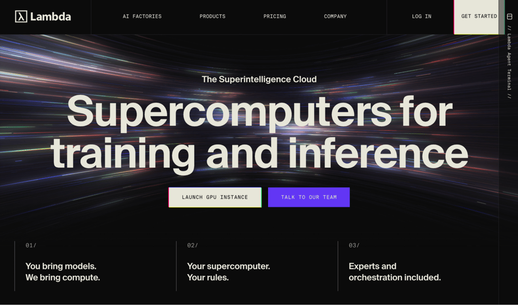 Lambda homepage