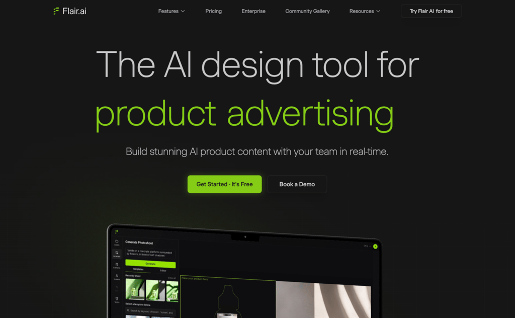 Flair AI homepage