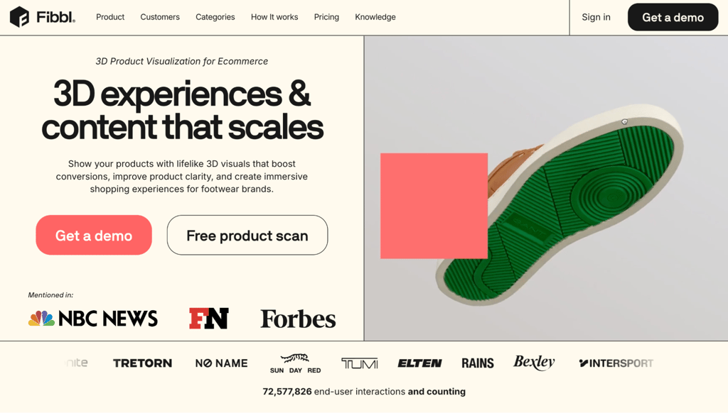 Fibbl homepage
