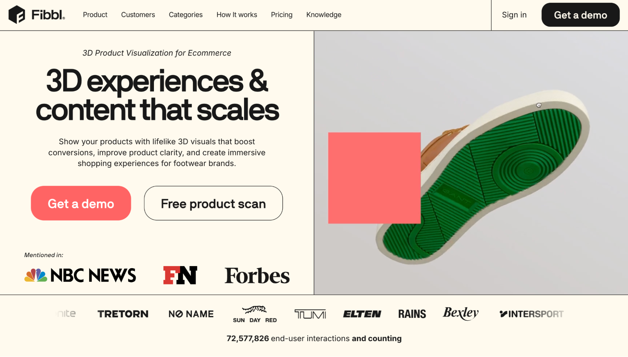 Fibbl homepage