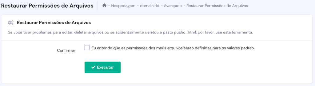 hPanel Fix File Ownership