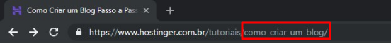 exemplo de slug wordpress