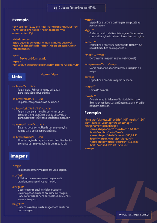 códigos html prontos para formatar imagens