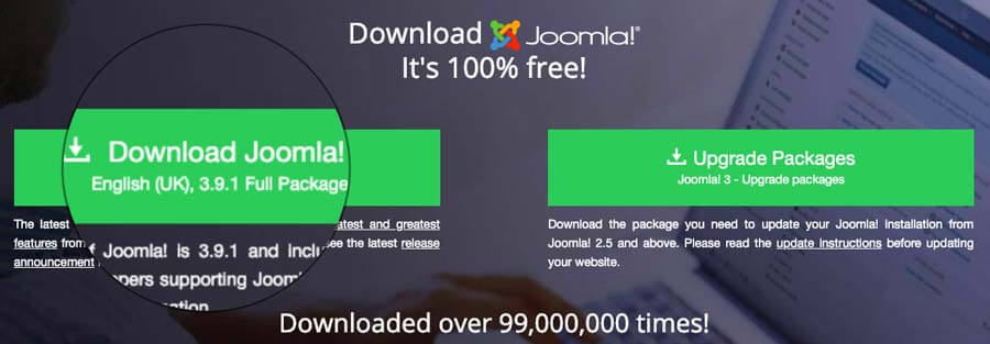 baixar joomla