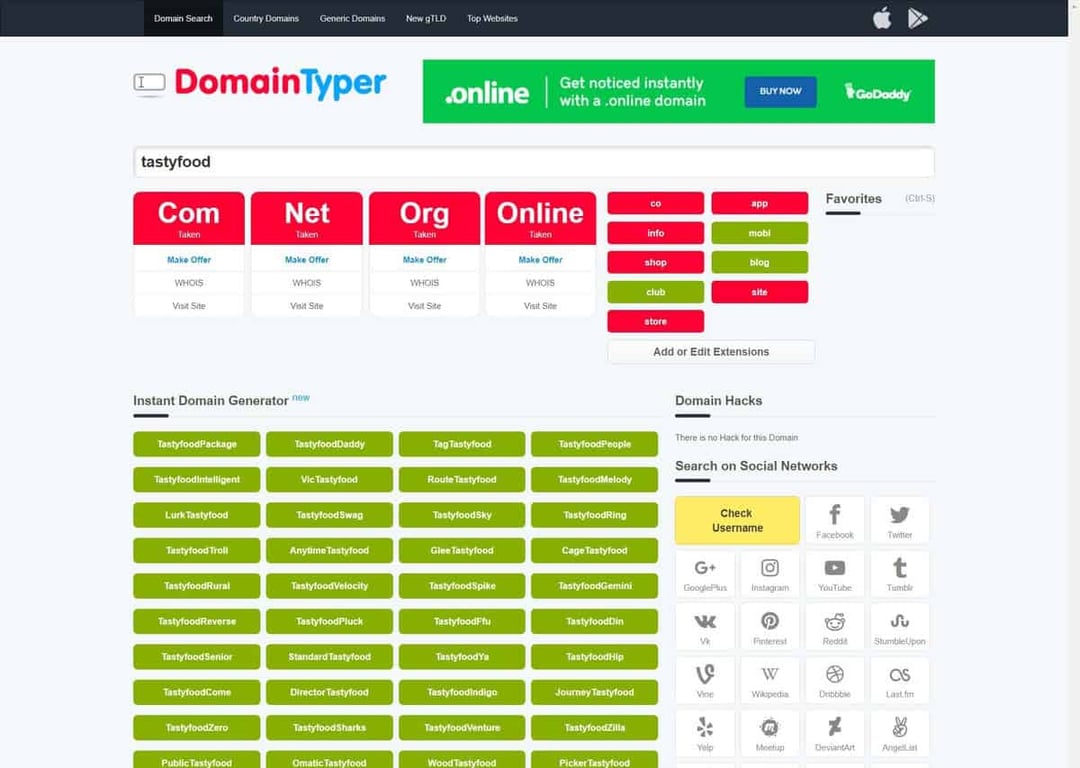 domain typer