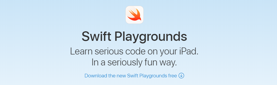 Swift playgrounds para ensinar linguagem de programa&ccedil;&atilde;o para crian&ccedil;as