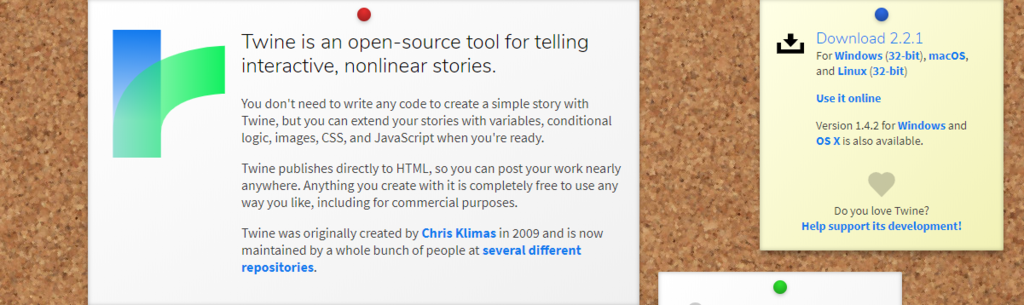 twine para ensinar linguagem de programa&ccedil;&atilde;o para crian&ccedil;as