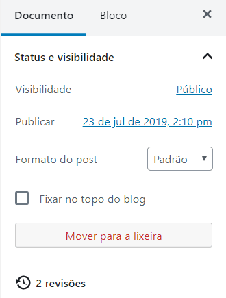 bot&atilde;o de revis&otilde;es em post do wordpress