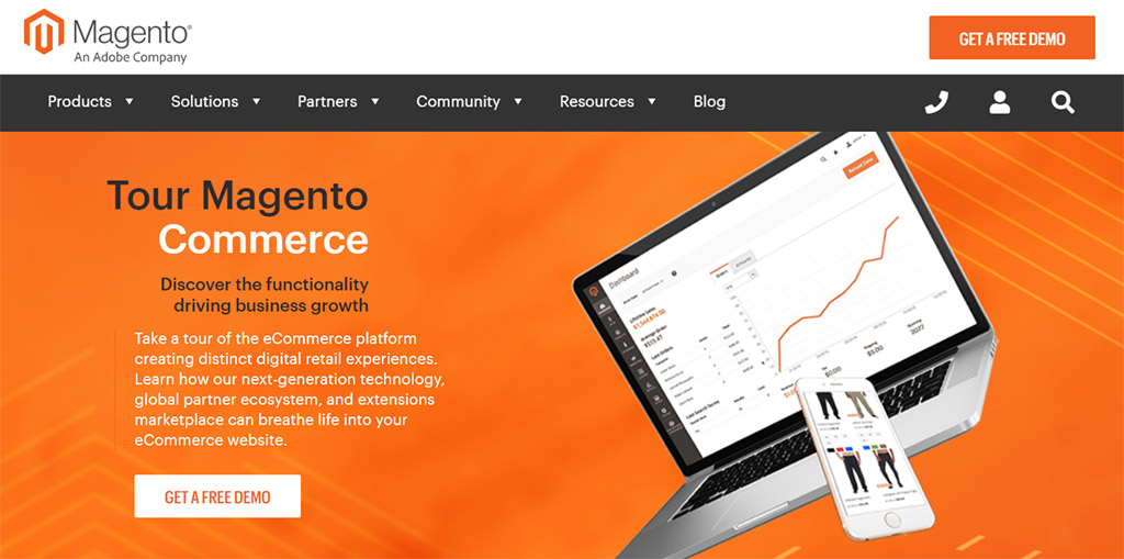 pagina inicial do plugin magento, outra op&ccedil;&atilde;o para criar um site de vendas