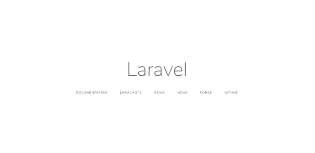 tela de confirmação de instalação do Laravel