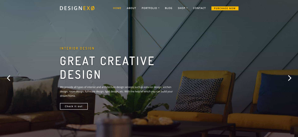 melhores temas wordpress gr&aacute;tis: designexo