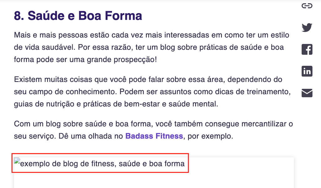 Exemplo de texto alternativo em imagem de tutorial da Hostinger