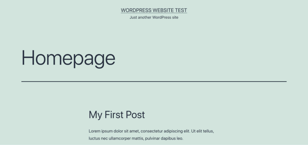 Captura de tela da p&aacute;gina inicial de um site - front-end