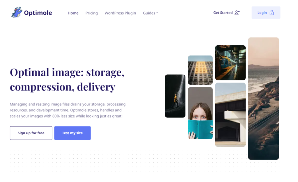plugin de otimiza&ccedil;&atilde;o de imagens optimole para wordpress