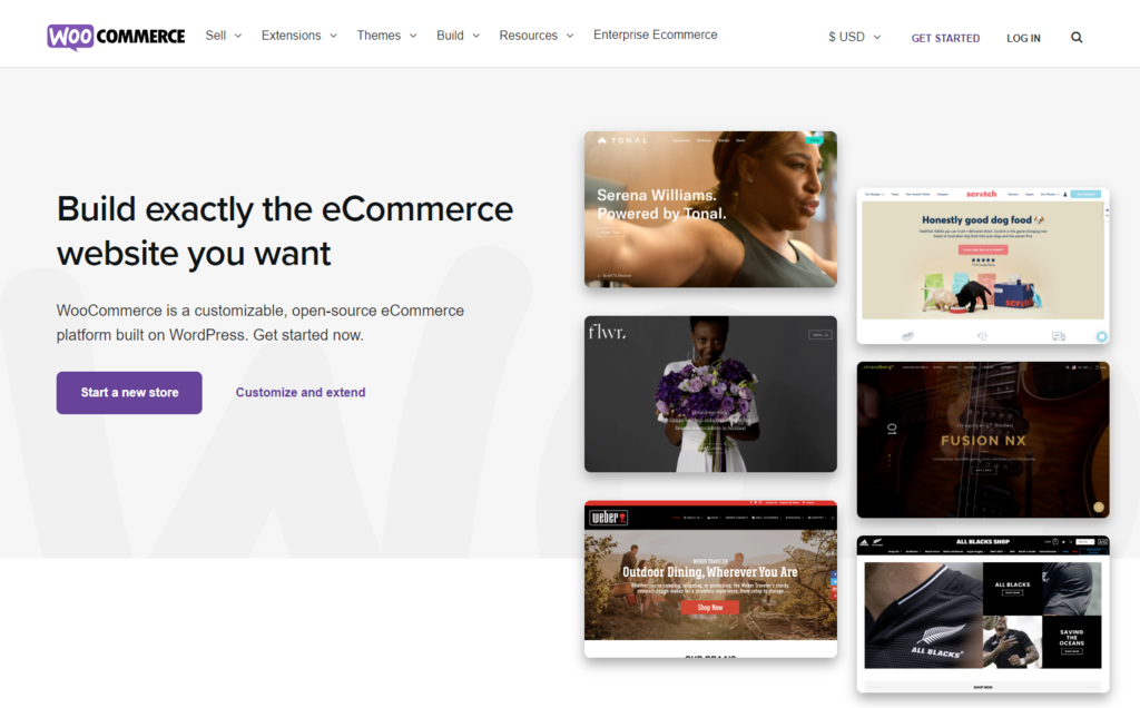 p&aacute;gina inicial do woocommerce