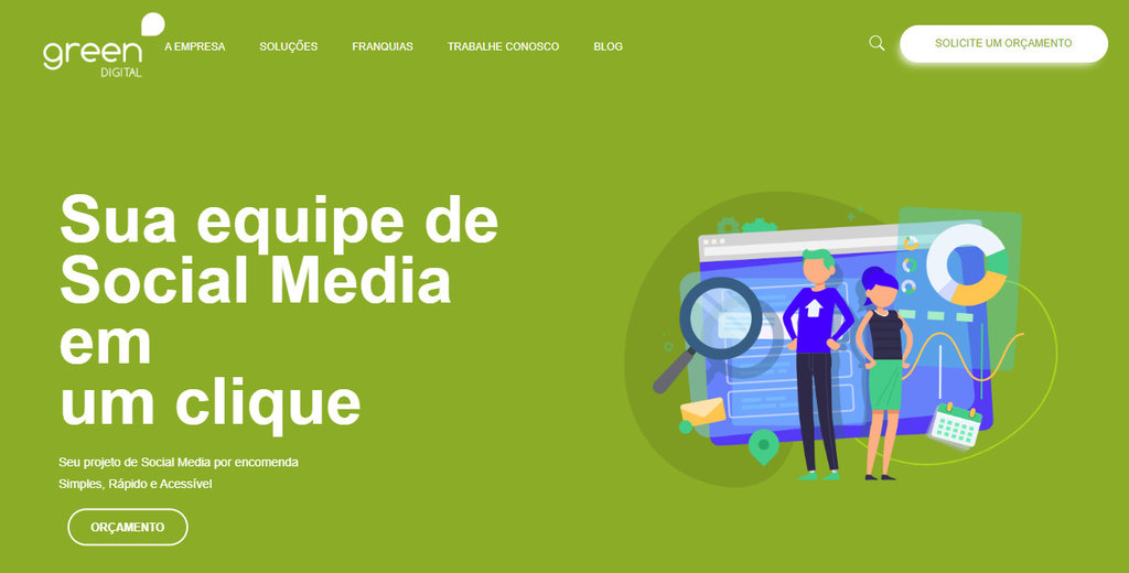 ag&ecirc;ncia green digital na web