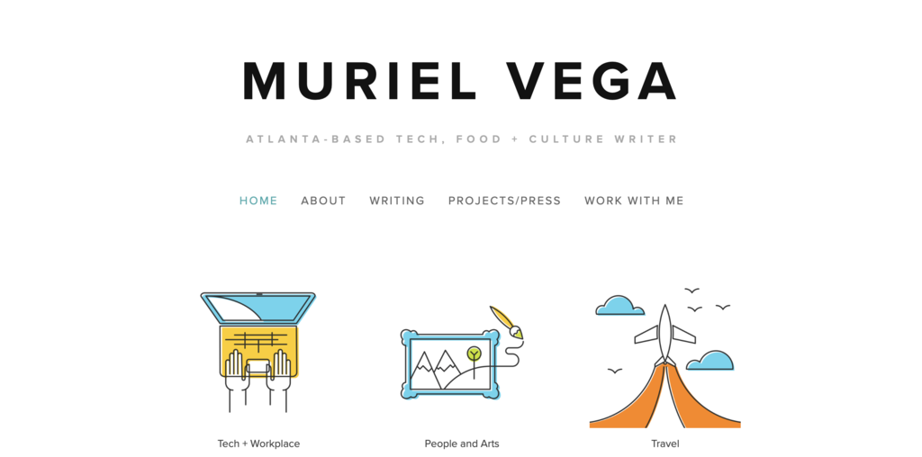 portf&oacute;lio de Muriel vega
