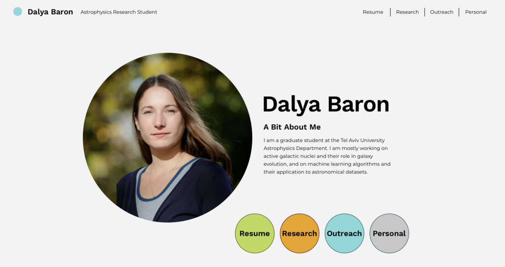 dayla baron, exemplo de portf&oacute;lio online
