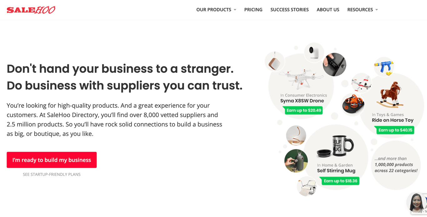 Elenco SaleHoo: Fare affari con i fornitori di cui ci si può fidare.