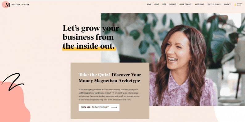 Homepage di Melyssa griffin