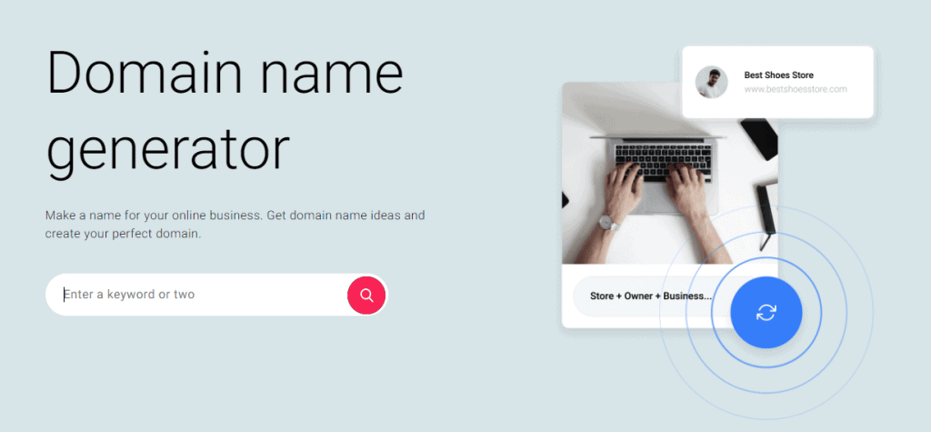 Il generatore di nomi di dominio Zyro