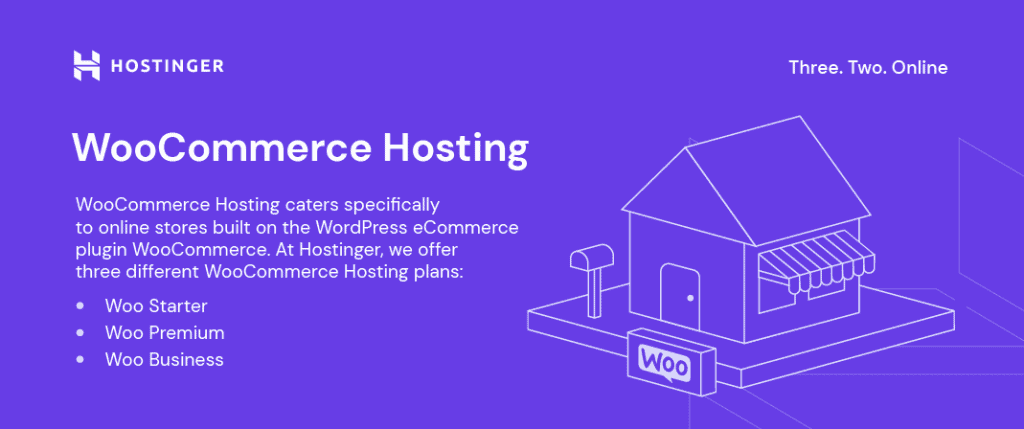 Piani e informazioni dell'hosting per WooCommerce di Hostinger