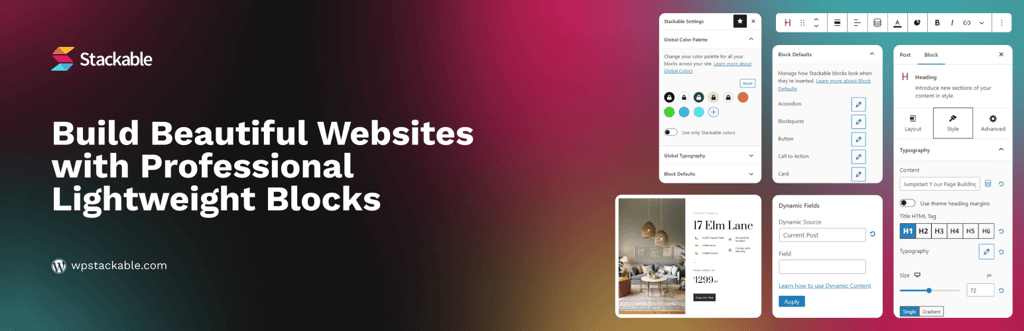 Banner del plugin Stackable