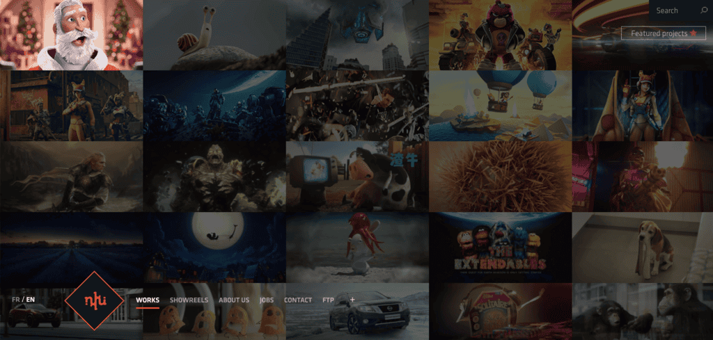 Navigazione con griglia interattiva di NKI