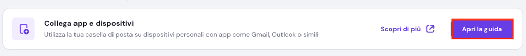 Opzione di configurazione automatica dell'e-mail su hPanel
