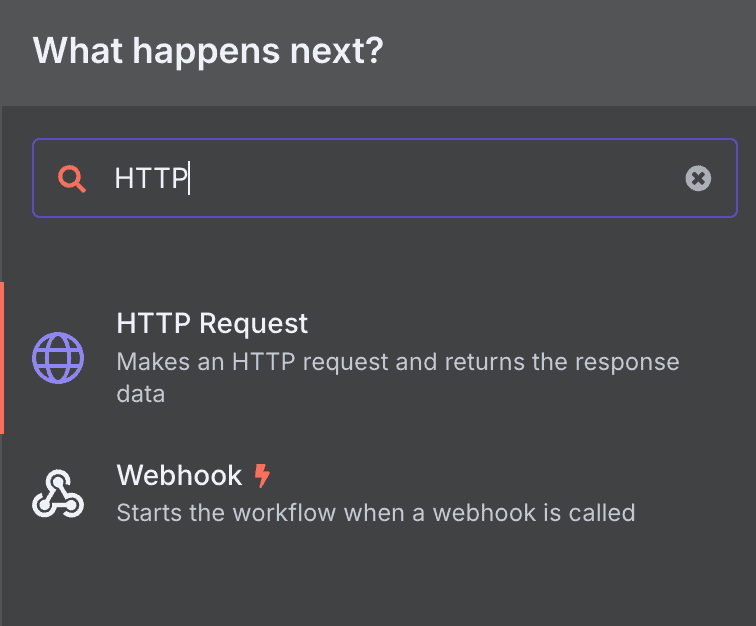 Il nodo HTTP Request in n8n