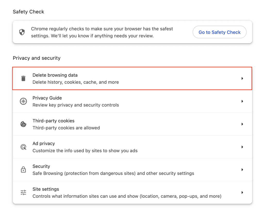google-chrome-privacy-e-sicurezza-cancellazione-dati-di-browsing- evidenziati