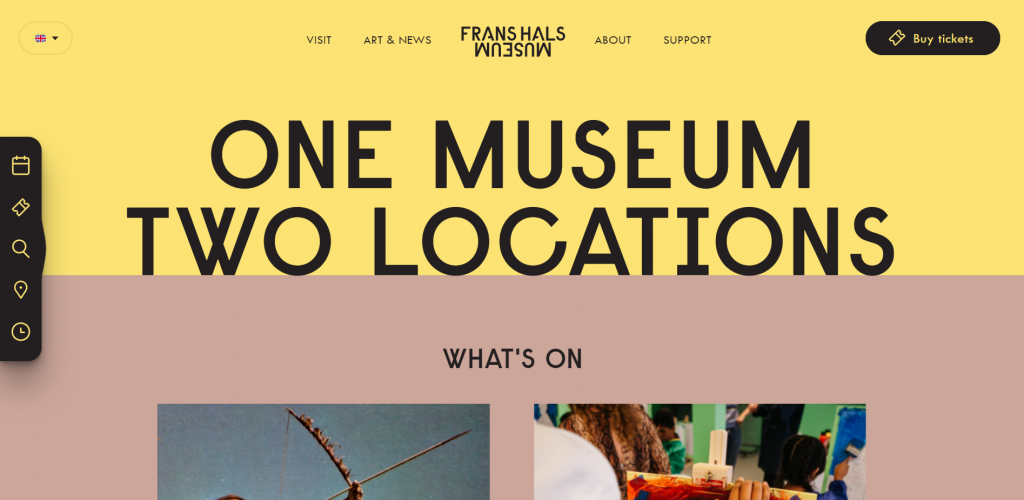 Homepage del Frans Hals Museum