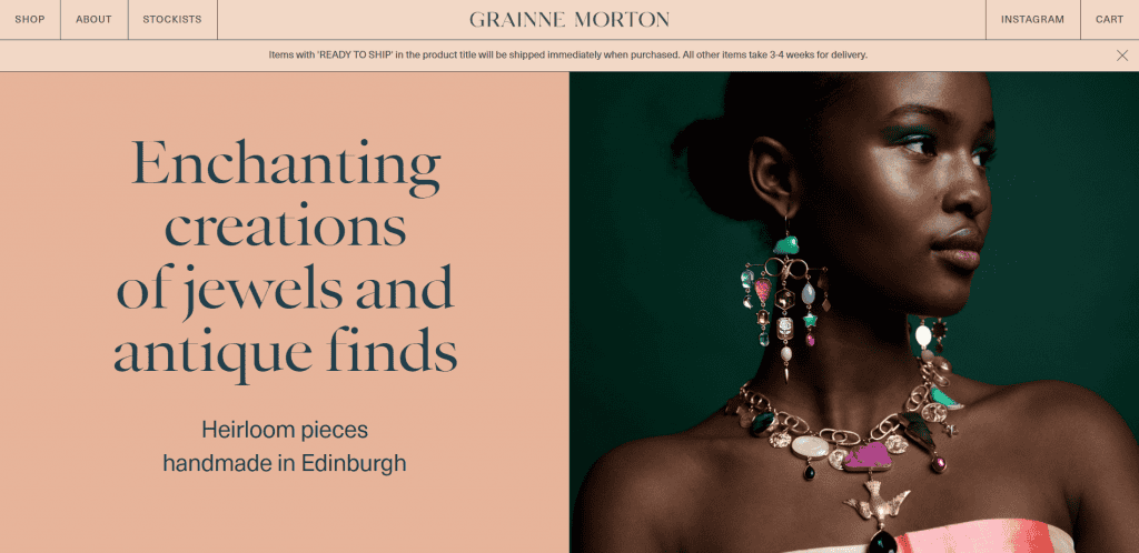 Homepage di Grainne Morton
