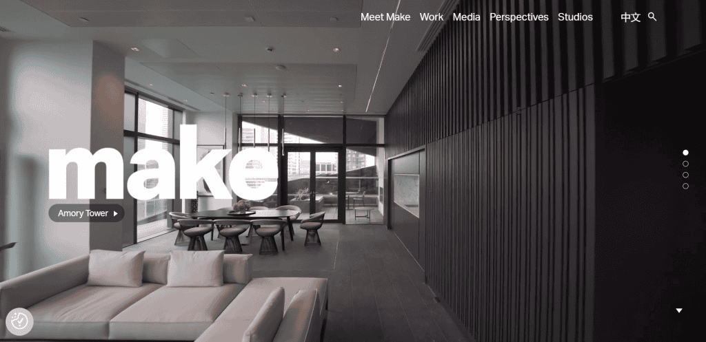 Homepage di Make Architects