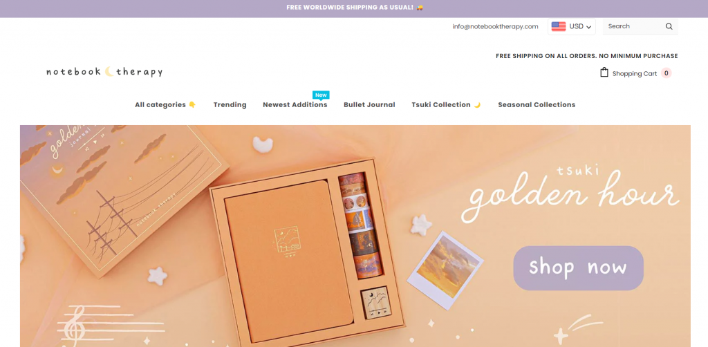 Homepage di Notebook Therapy