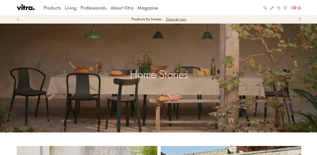 Homepage di Vitra