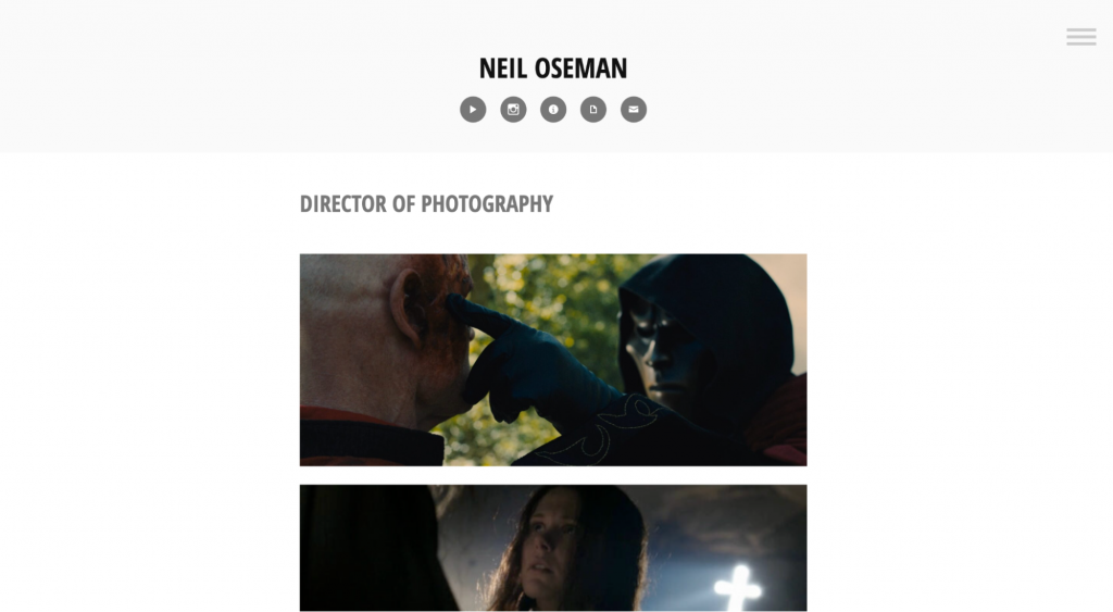 Homepage di Neil Oseman