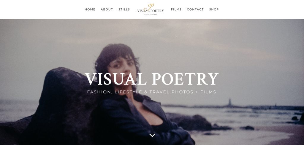 Homepage di Visual Poetry
