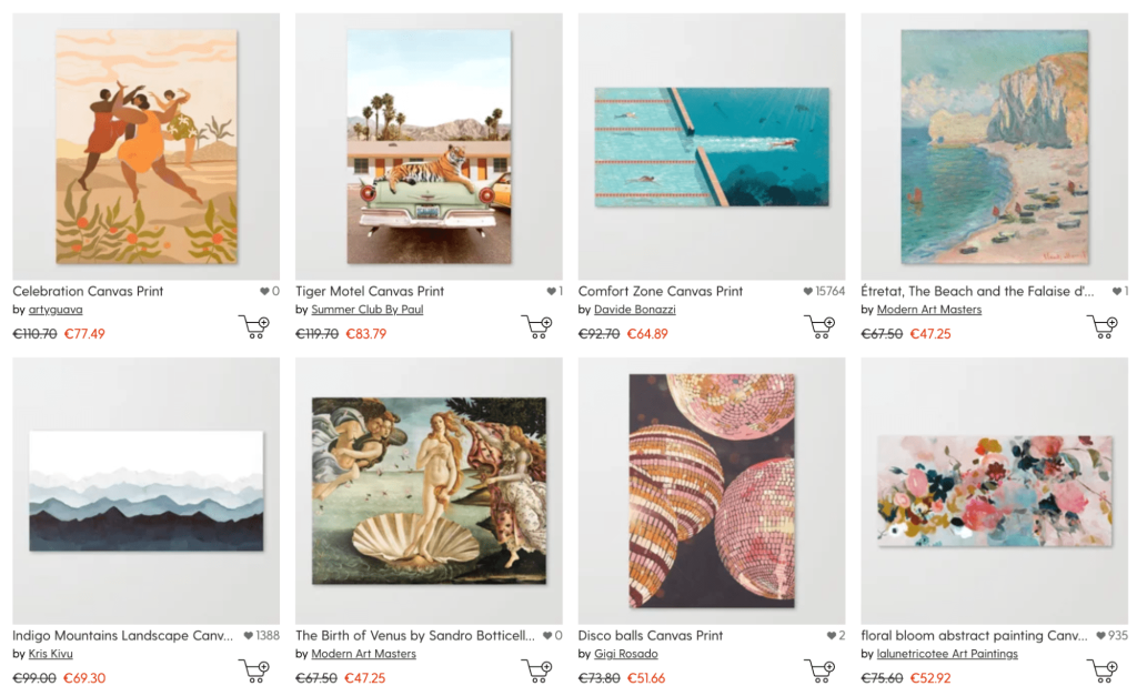 Stabilire il prezzo delle tue opere - esempi di prezzi delle stampe