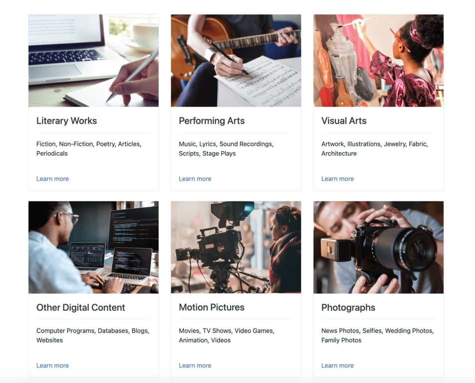 Cosa registri presso l'U.S. Copyright Office