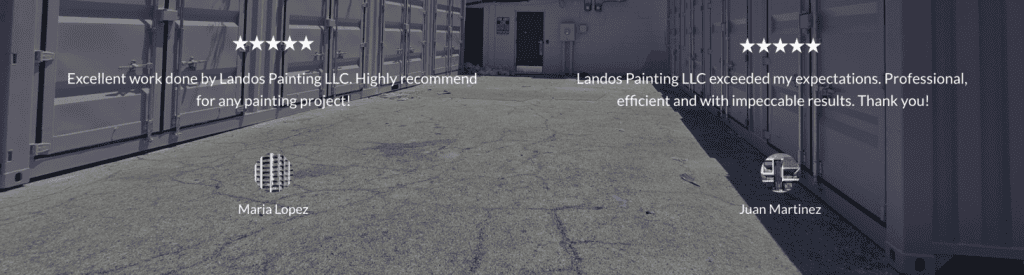 Recensioni sul sito web di Landos Painting