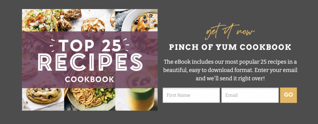Il lead magnet di Pinch of Yum