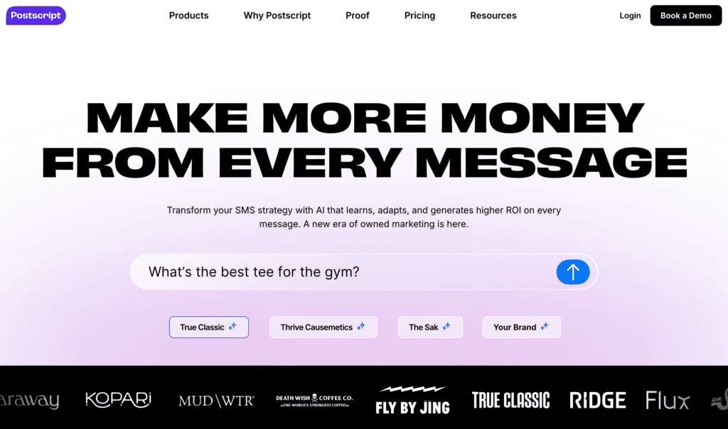 Home page di Postscript