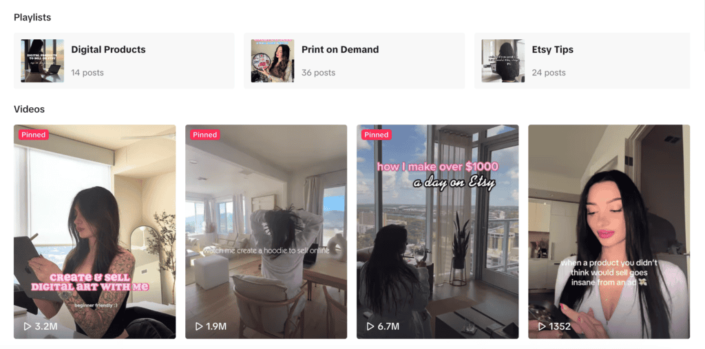 pagina TikTok di moneywithmak