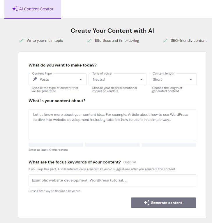 wordpress ai assistant