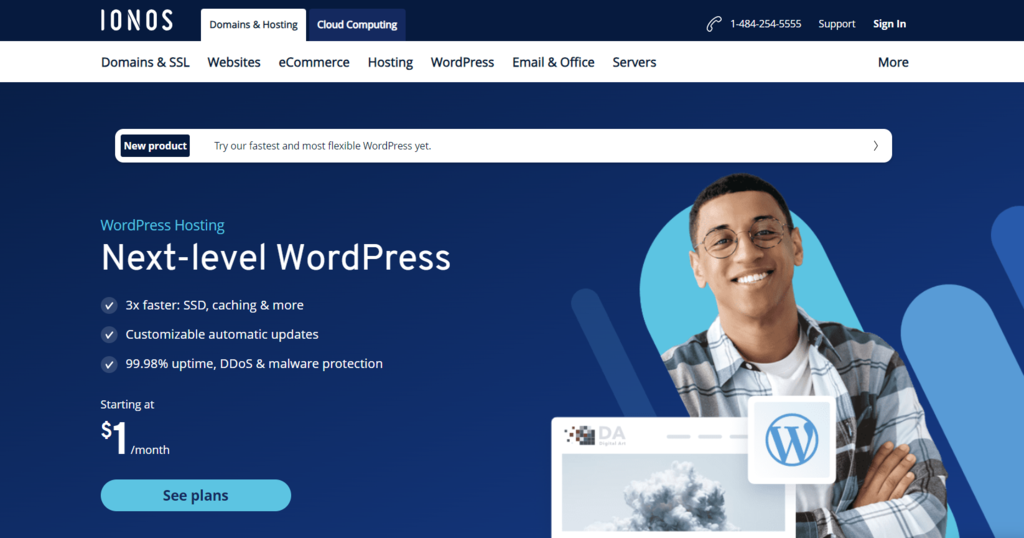Ionos startpagina